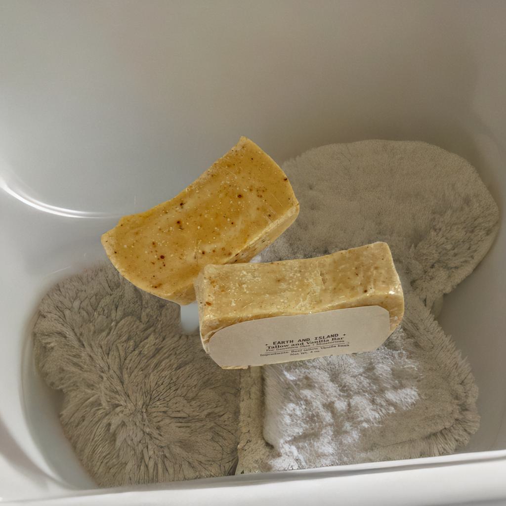 Earth and Island Tallow and Vanilla Soap