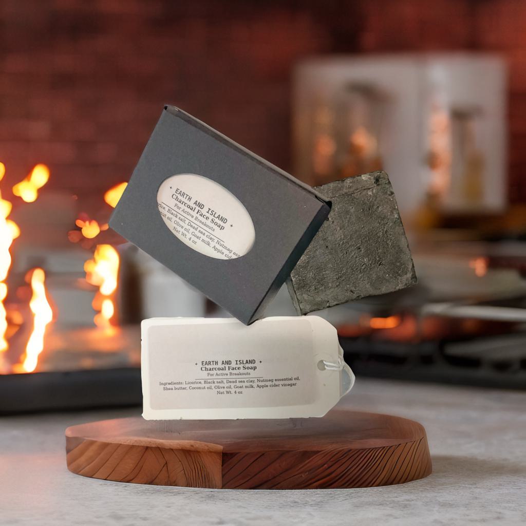 Earth and Island Charcoal Face Soap