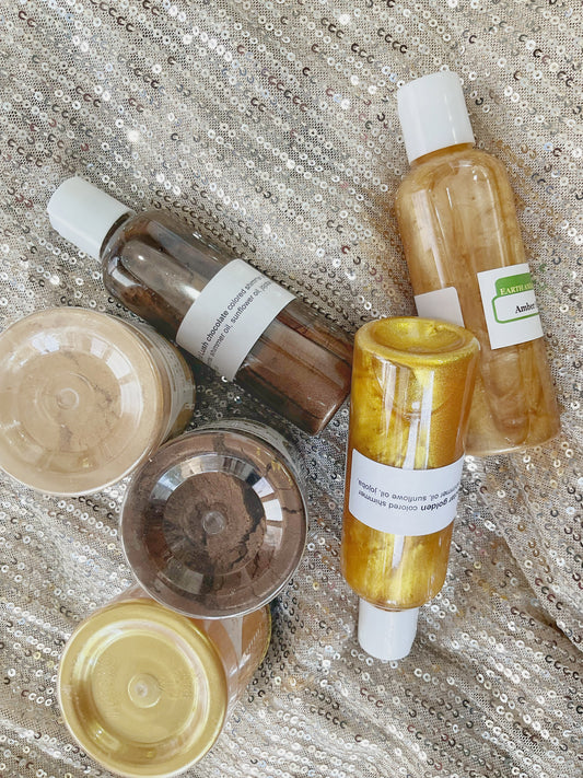 Lit and Lush Chocolate color Shimmering Body Oil